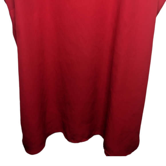 XOXO Red Strappy Top with Gold Accents ✨ Size L - Picture 5 of 8